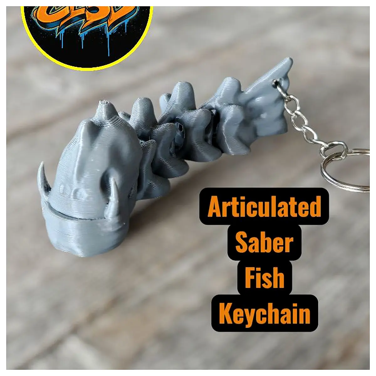 Articulated Joint Fish Keychain Flexible Fish Toy Pet Hanging Charms Movable Joints Fish Theme Decoration