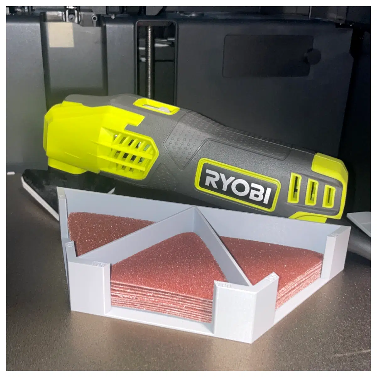 Ryobi DS1200 Detail Sander Sandpaper Organizer Sandpaper Holder Sandpaper Clamp Sandpaper Binder Sandpaper Tool Grinding Accessory