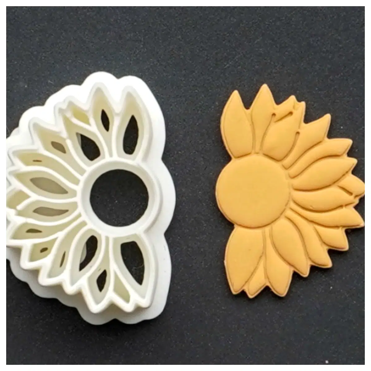 Sunflower Blossom Polymer Clay Earring Cutter Handmade Jewelry Tool Clay Cutting Jewelry Making Supplies Pottery Accessories