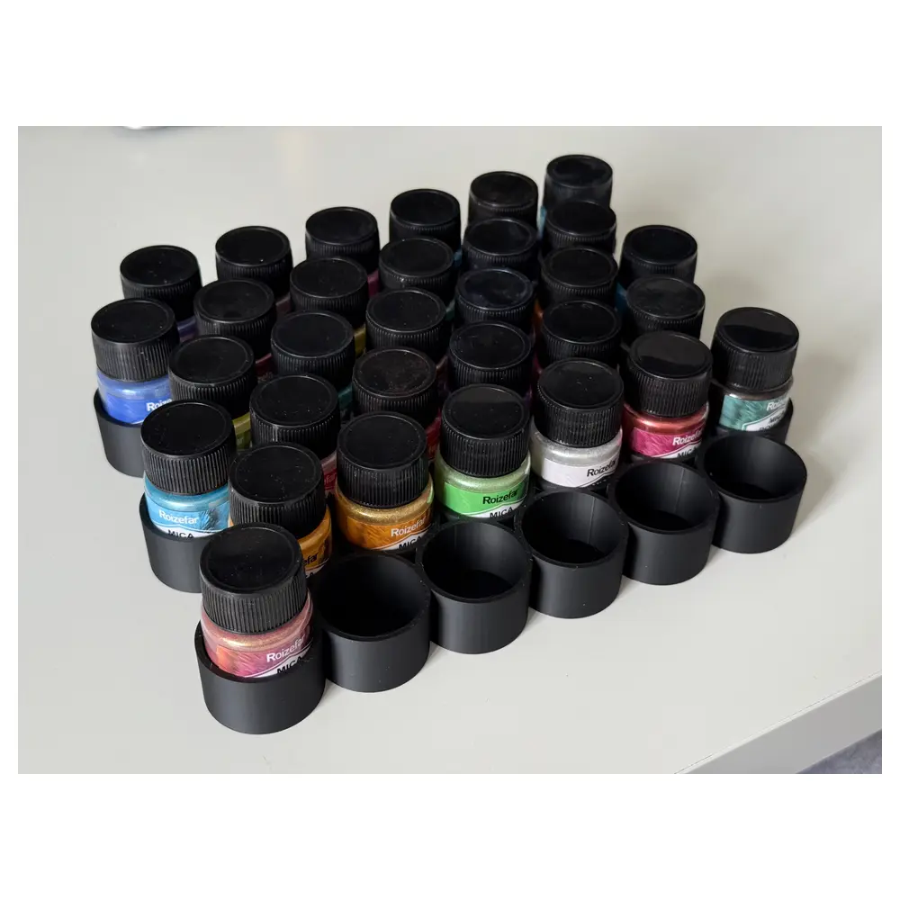 Mica Powder Container Organizer Storage Box Desktop Organizer Storage Solutions Multi Purpose Storage Container
