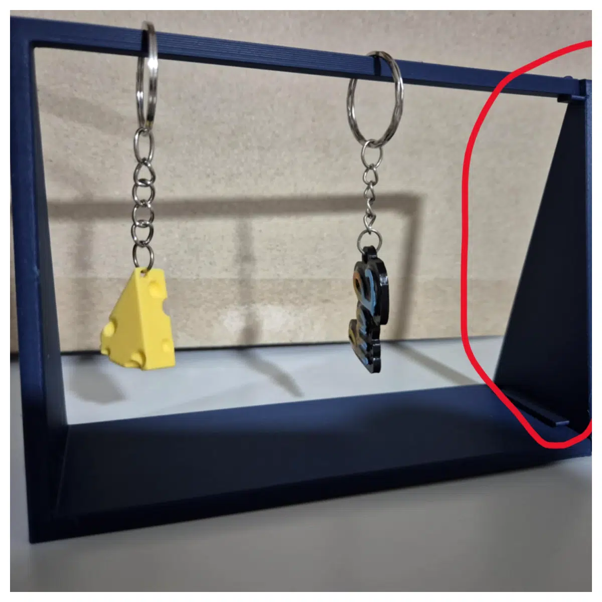 Key Chain Holder Key Hooks Wall Mount Hanger Display Simple Multi Functional Organizer