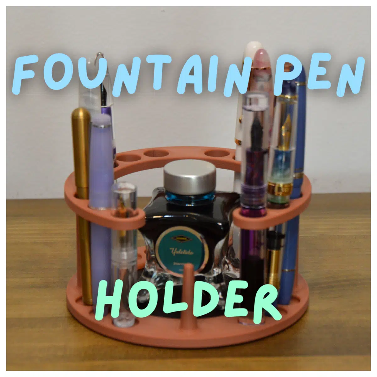 Pen Holder Organizer Desk Storage Pen Case Holder Multi Functional Support Stand Accessory Organizer
