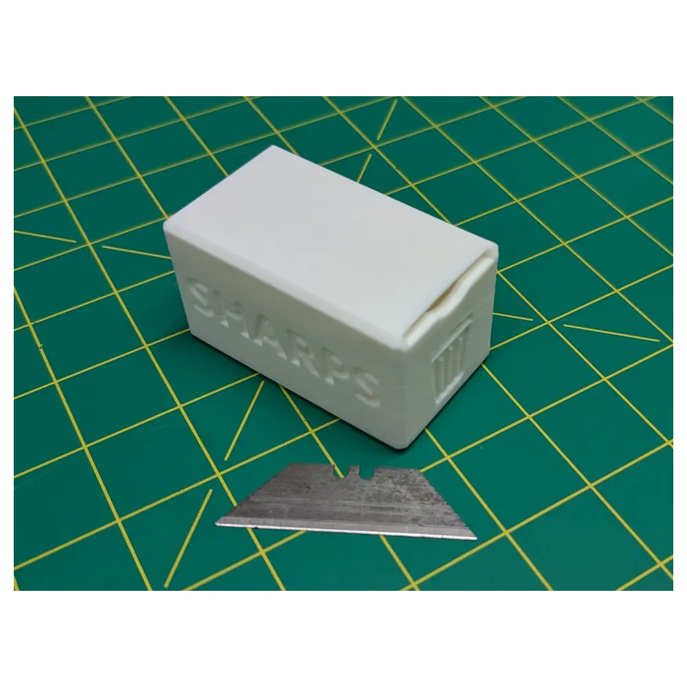 Utility Blade Storage Box Container Organizer Tool Waste Recycling Box Creative Storage Parts