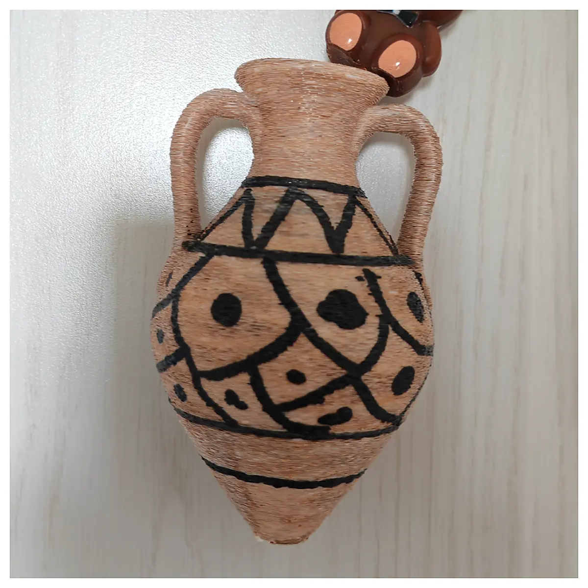 Shang Culture Ji Di Bing Neolithic Double Ear Bottle Ceramic Ancient Artifact Archaeology Art