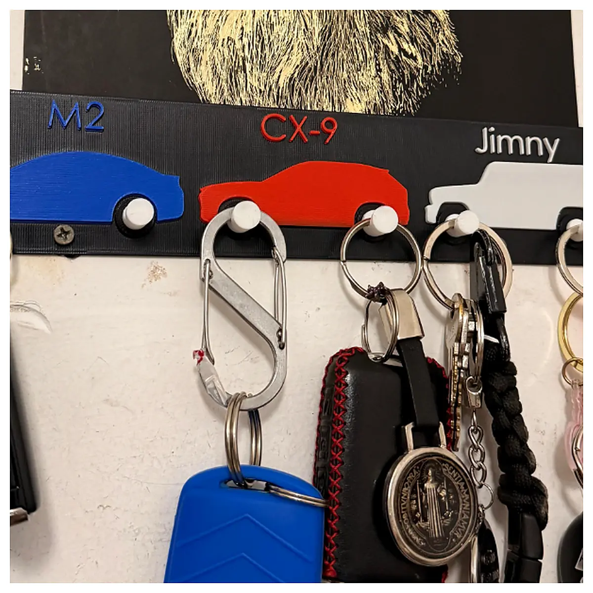 Car Keychain CX 9 Jimny Keyring Car Decoration Auto Accessories Car Supplies