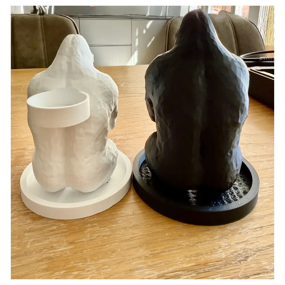 Gorilla Candlestick Decorative Accent Creative Home Modern Art Tabletop Decoration Candle Holders Accessories