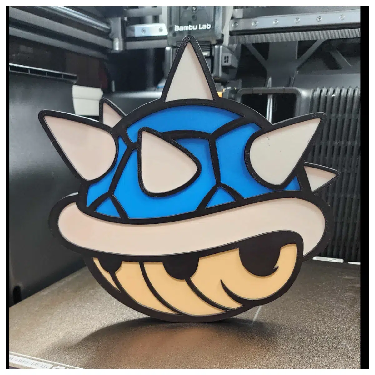 Mario Blue Turtle Shell Wall Decor Game Theme Wall Stickers Kids Room Decoration Cartoon Decals Mario Accessories