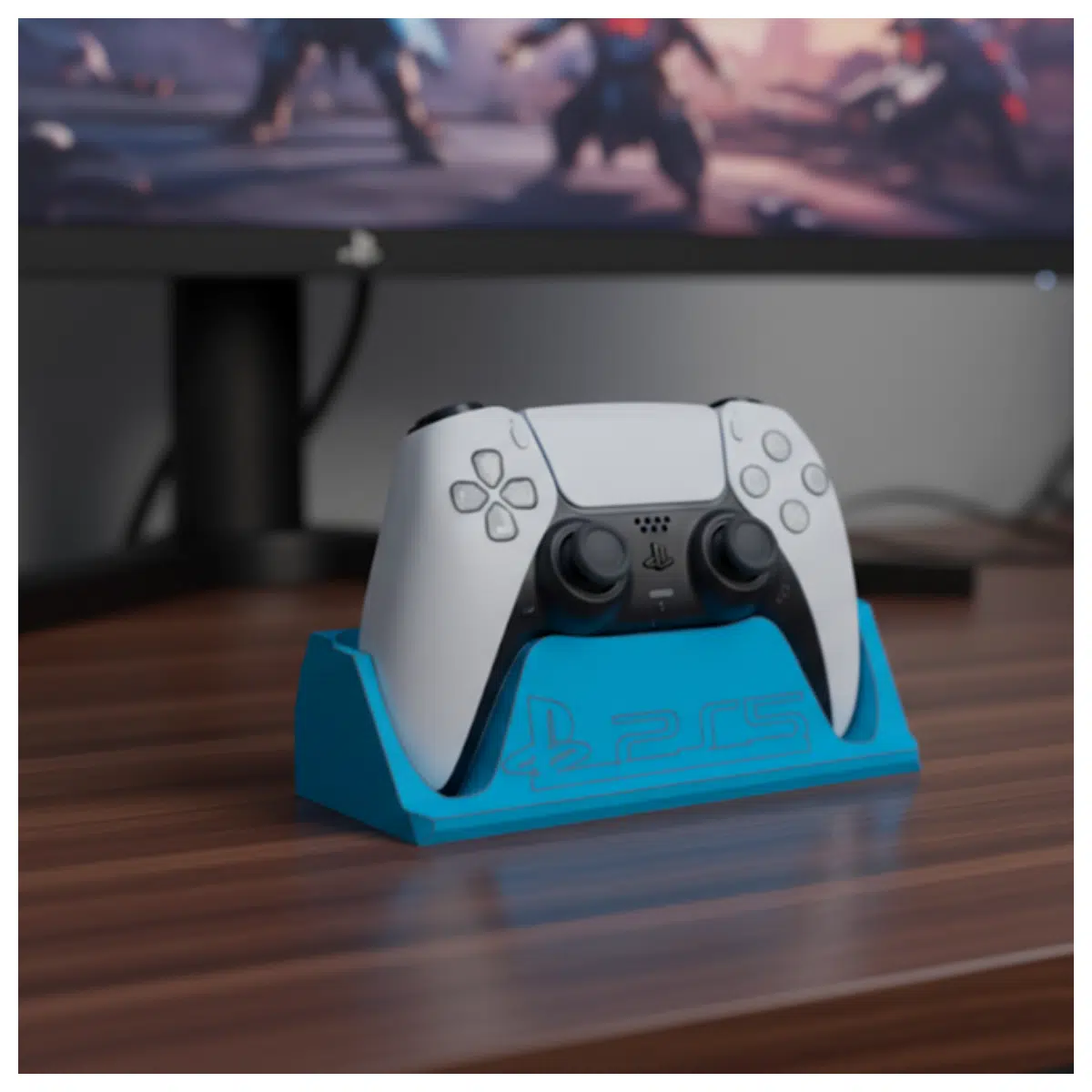 PS5 Minimalist Wall Mount Stand Game Console Holder TV Stand Gaming Accessories Desktop Support Space Saving