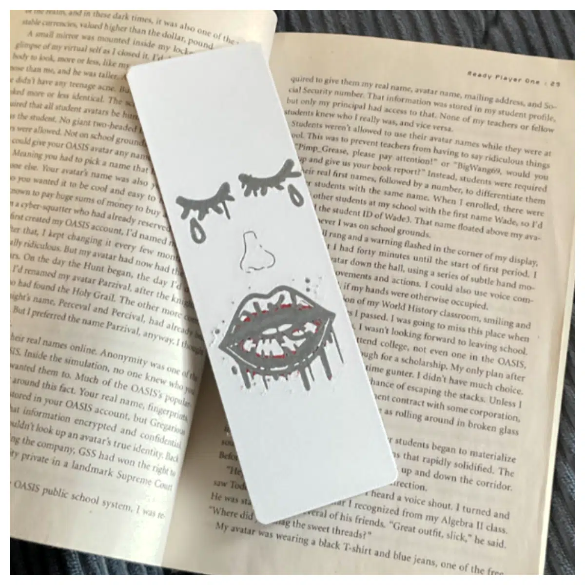 Graffiti Crying Face Stickers Anime Decal Phone Decoration Creative Personality Student Gift Campus Decor