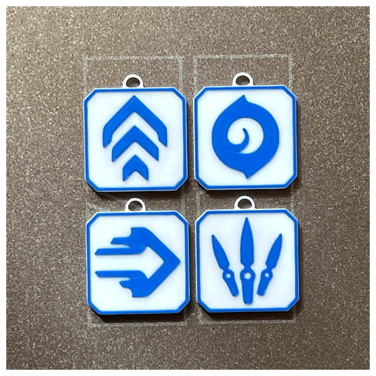Keychains Agent Skill Charms Game Accessories Collectibles Electronic Figures