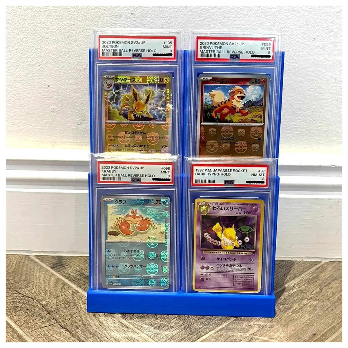 Grading Card Display Stand 4x PSA Grading Storage Holder Display Card Stands