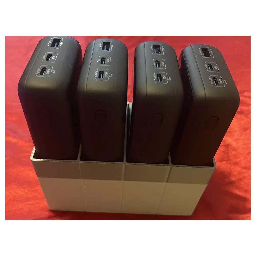 25000mAh Power Bank Organizer Box Charging Case Battery Box Mobile Charger Accessories Power Bank Protection Case