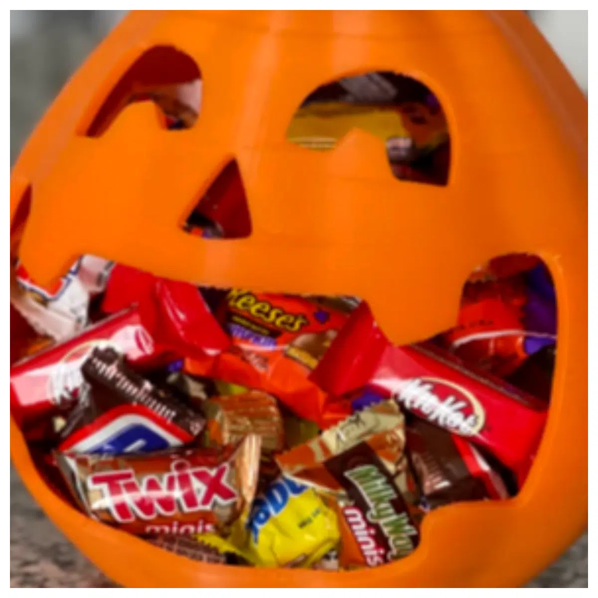 Halloween Candy Bowl Kids Party Treat Container Creative Halloween Gift Cute Candy Bucket Festive Decoration