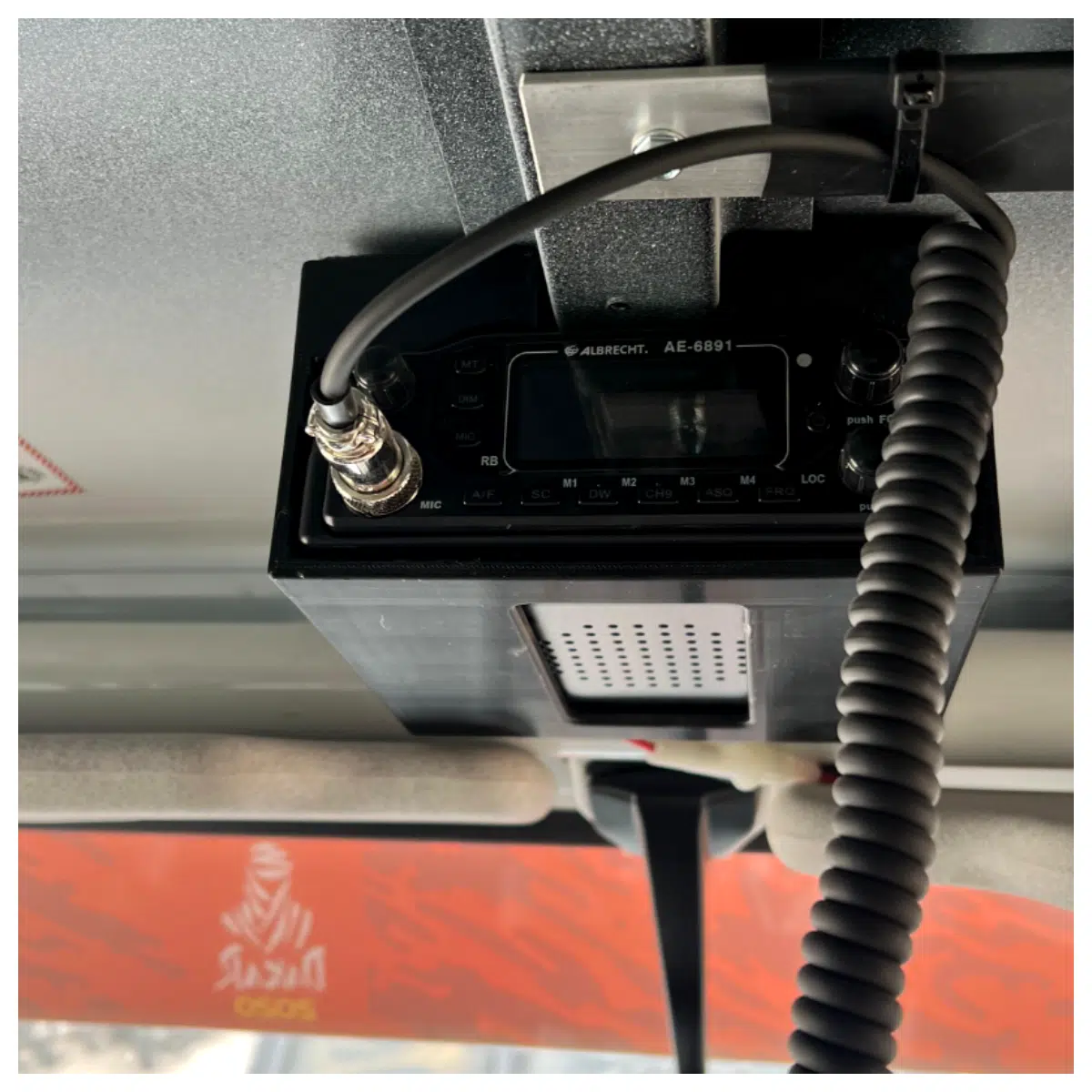 Albrecht AE6890 Radio Mount Bracket Support Installation Antenna Accessory Listening Station