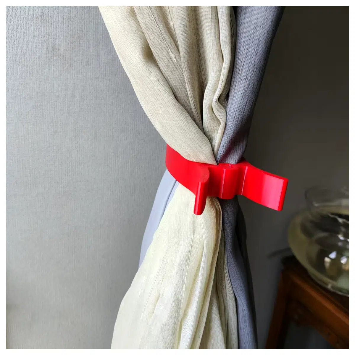 Curtain Clamp 70mm Inner Diameter Curtain Hardware Curtain Fixation Accessories Curtain Support Multi functional Curtain Parts