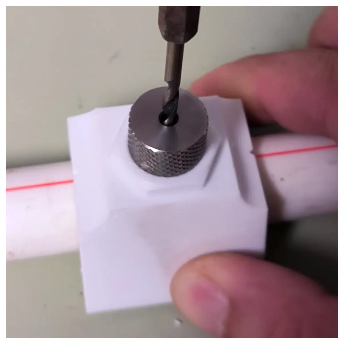 PPR Round Pipe Cutting Jig 6mm PPR Punching Tool Pipe Fabrication Accessories Drill Template