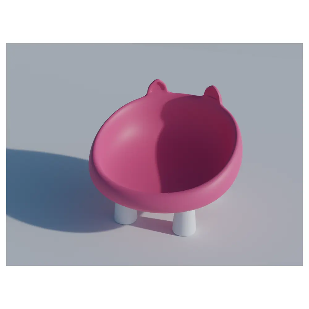 Cat Bowl Elevated Stand Up Bowl Automatic Feeder Pet Bowl Raise Standing Bowl Pet Bowl Automatic Feeder