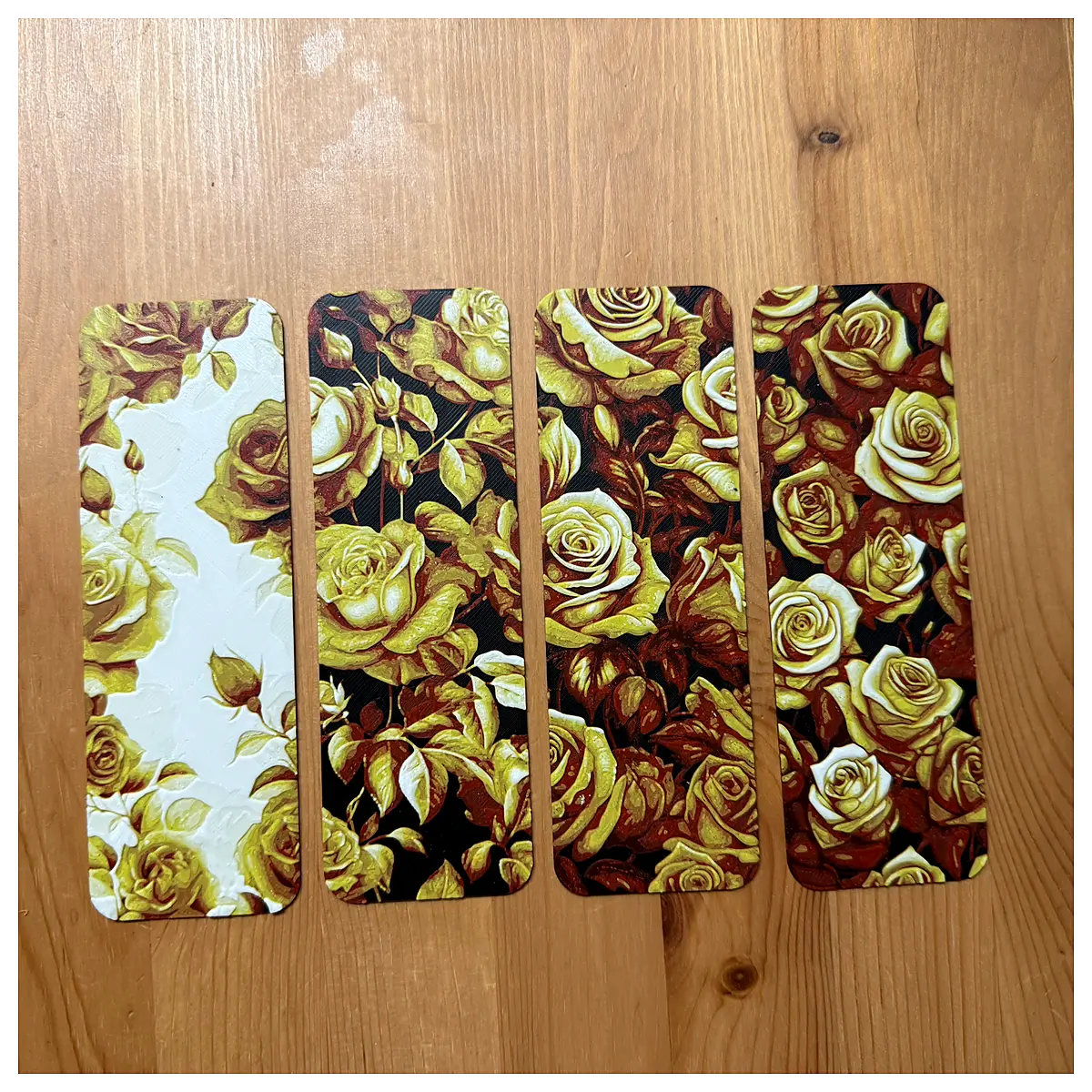Rose Bookmark Paper Bookmark Romantic Gift Sign Bookmark Decorative Sign Creative Bookmark Paper Sign