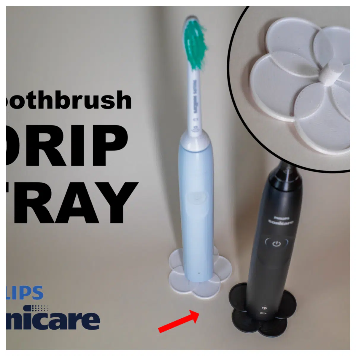 Sonicare Water Flosser Base Holder Brush Holder Cleaning Base Accessory Water Flosser Support