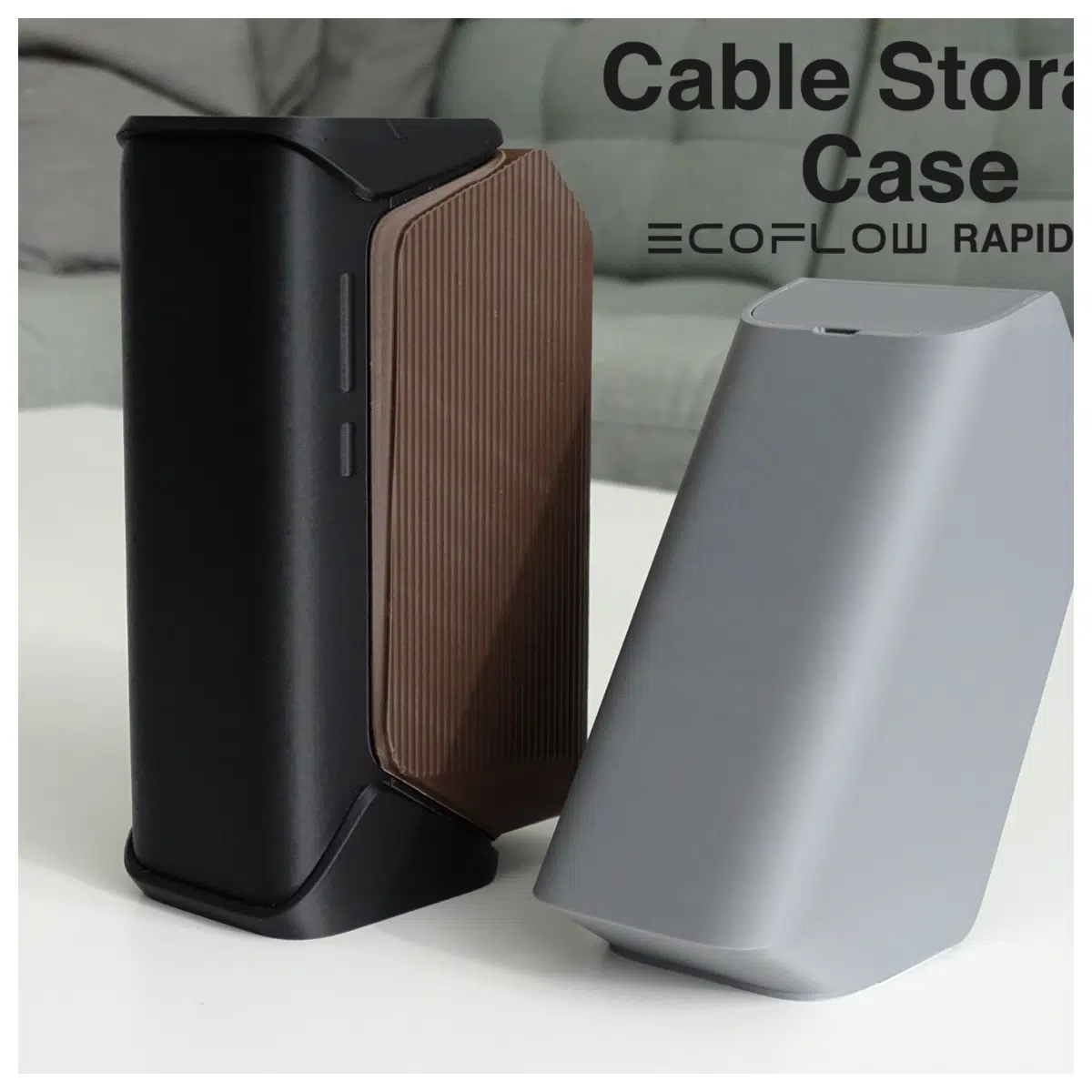 EcoFlow Rapid Pro X Charging Cable Organizer Box Cable Protection Storage Solution Charging Accessory Case