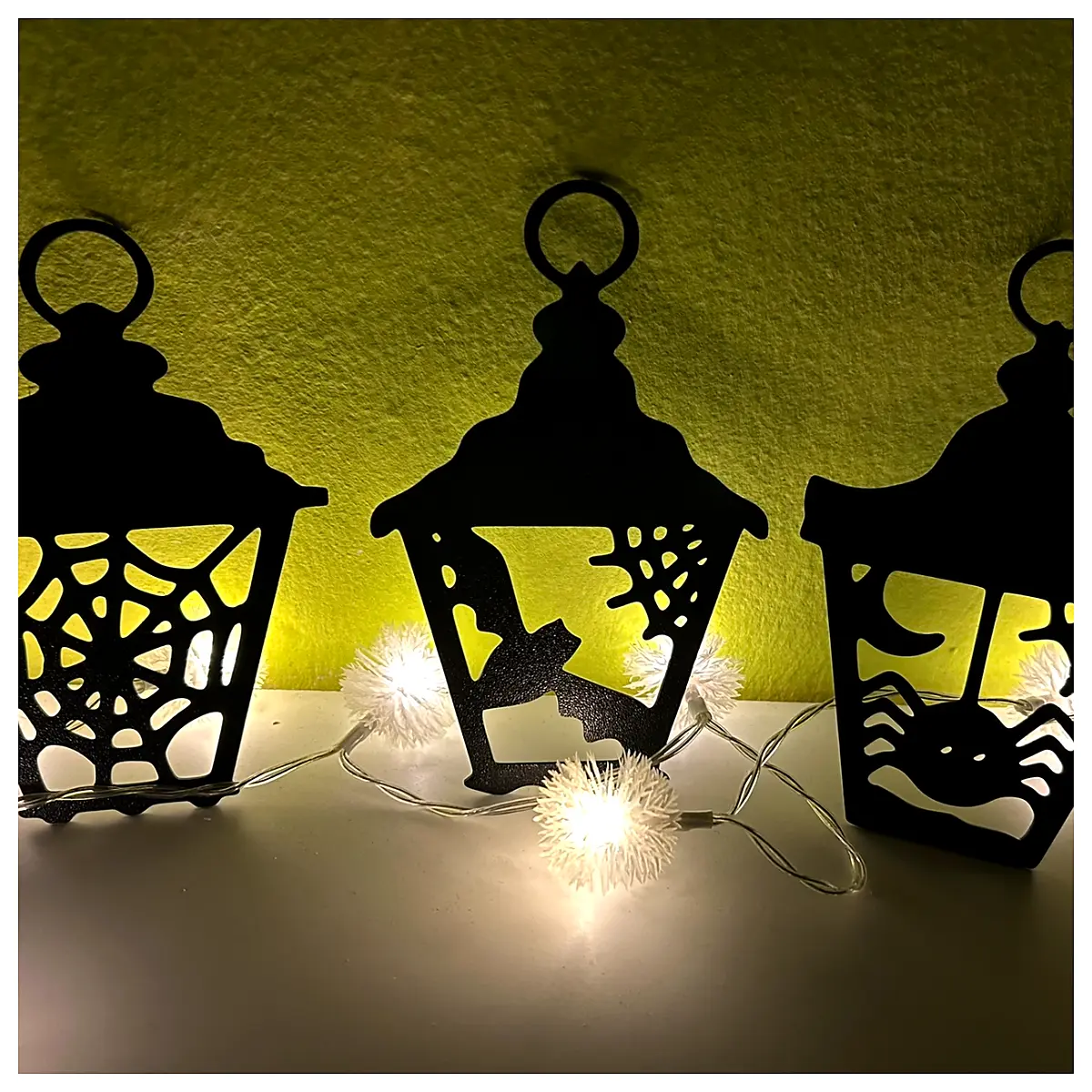 Halloween Decorations Stickers Halloween Lantern Stickers Festive Decor Wall Stickers Decorative Wall Decals