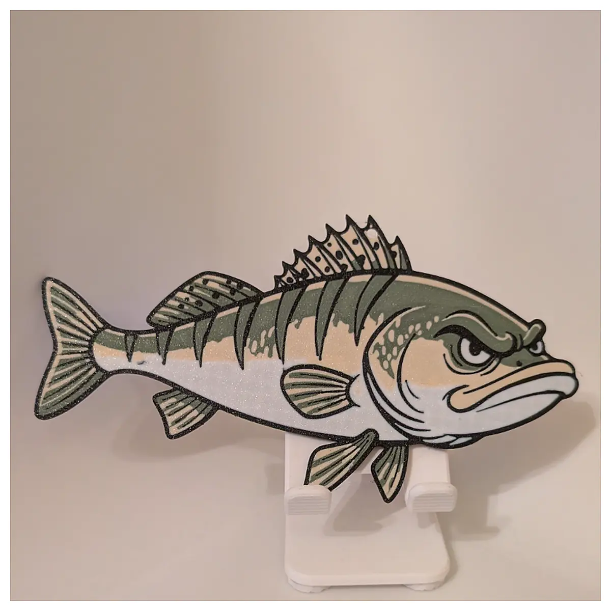 Angry Cartoon Fish Animation Furious Fish Toy Character Model Collectible Animation