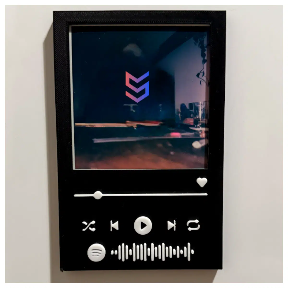 Polaroid Photo Frame Magnetic Holder Spotify Music Photo Album Decor Wireless Bluetooth Creative Gift Photo Frame Accessories