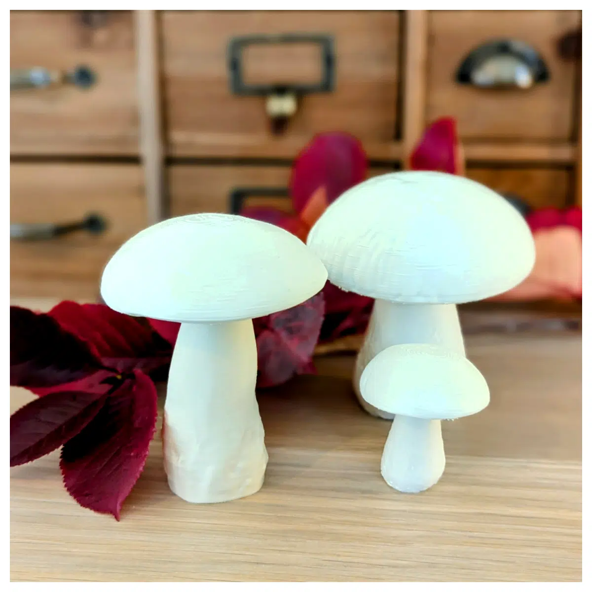 Realistic Mushroom Decorations Faux Mushroom Models Indoor Garden Decor IoT Home Simulation Mushroom Toys Decoration Props