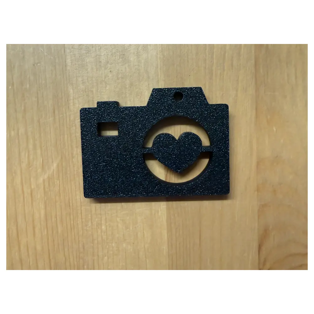 Camera Keychain Heart Charm Photography Accessories Photo Props Camera Decor Creative Gift