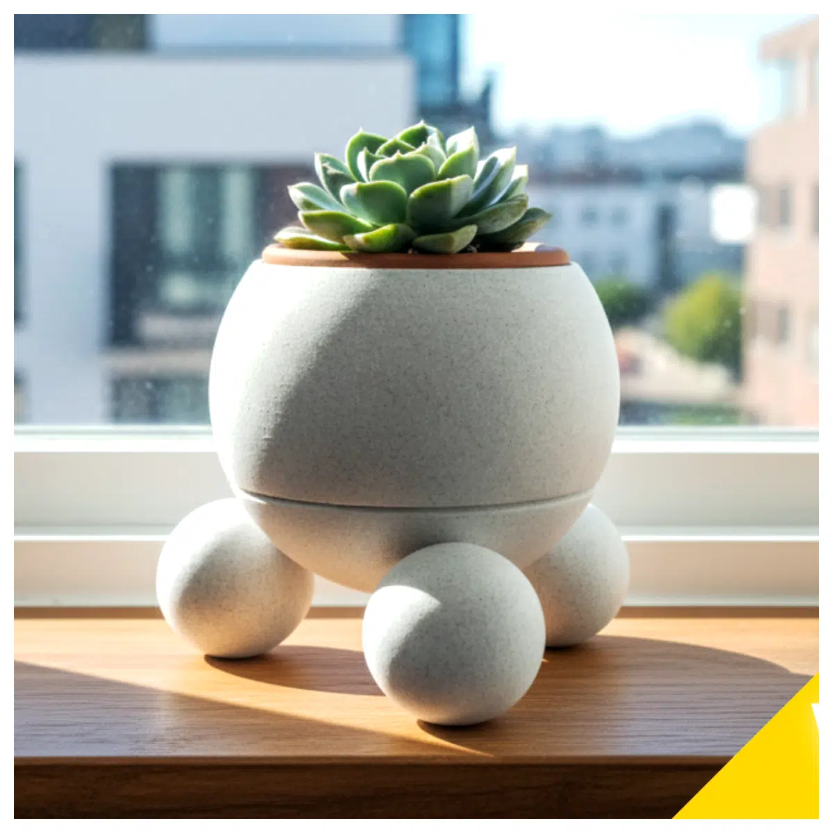 Round Planter Flower Pots Gardening Indoor Garden Decorative Planters Succulent Plants Planter Accessories Horticulture