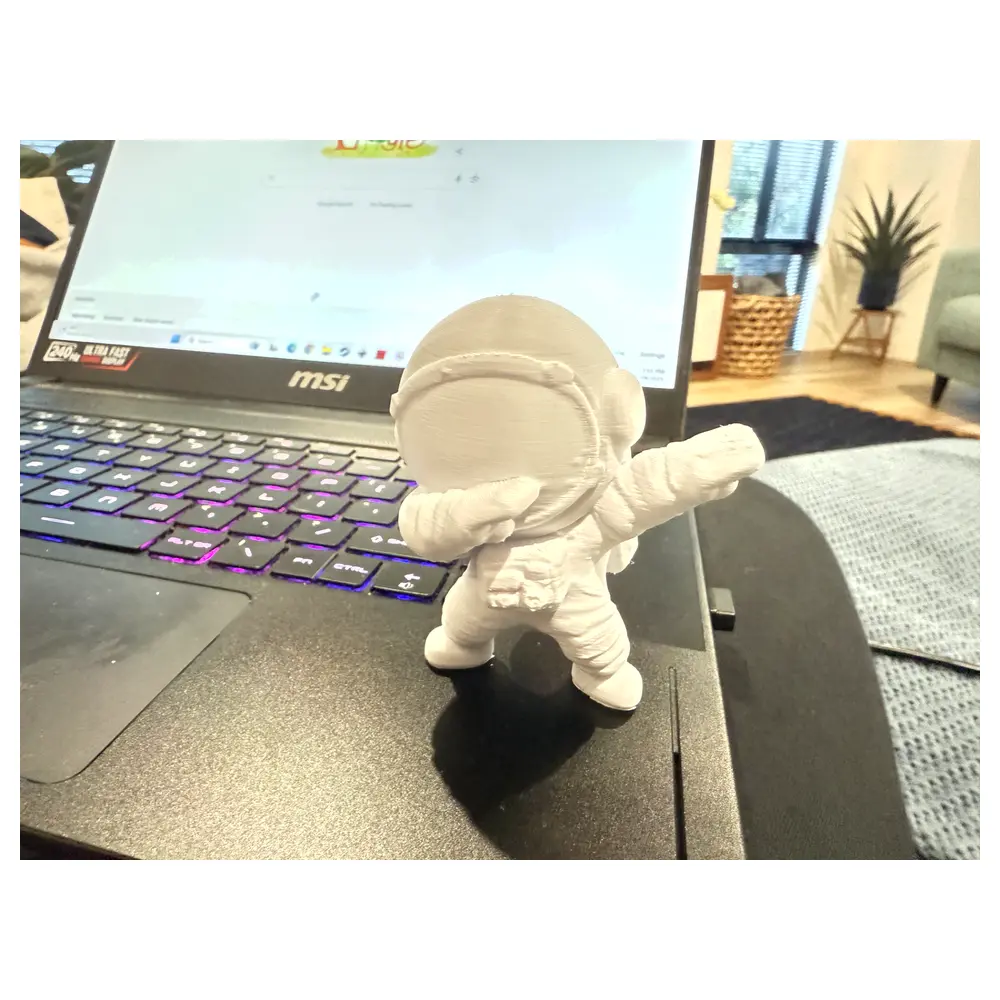 Male Astronaut Poses Fitness Exercise Training Posture Practice Workout