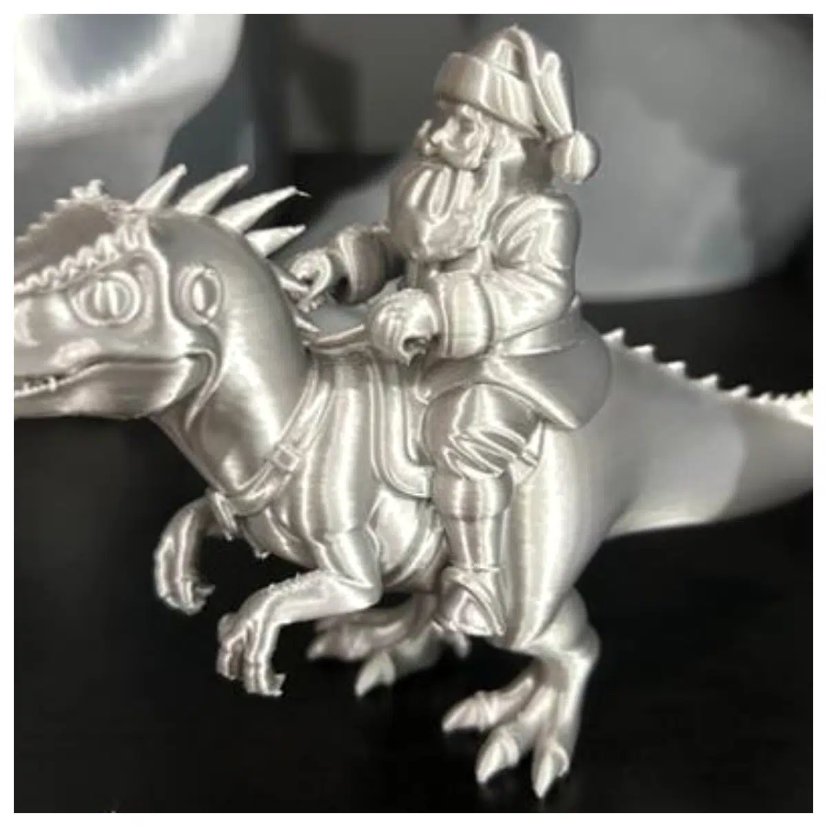 Santa Riding Jurassic Dino Kids Dinosaur Plush Figure Dinosaur Theme Plaything