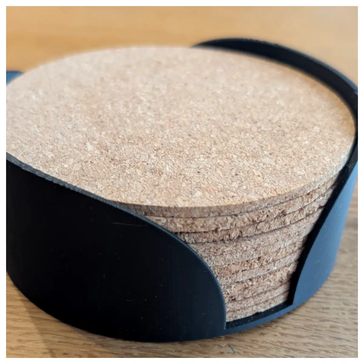 Elegant Cup Mat Organizer 10cm Round Cup Holder Stand Coffee Mat Storage Rack Home Office Use