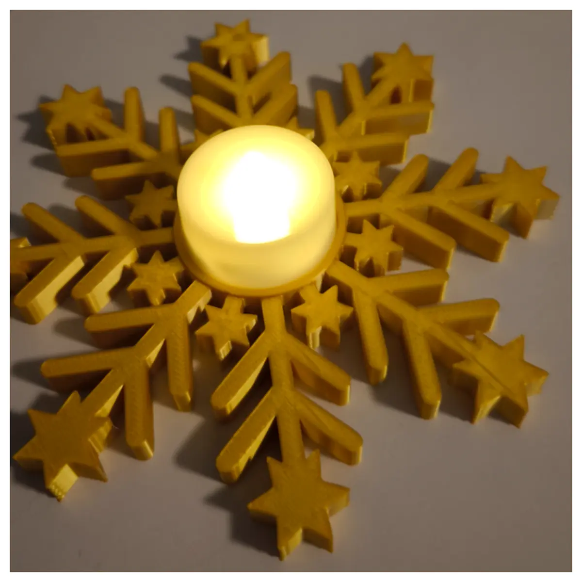 Snowflake Candle Holders Creative Placement Decoration Tabletop Candlesticks Multifunctional Romantic Home Decor