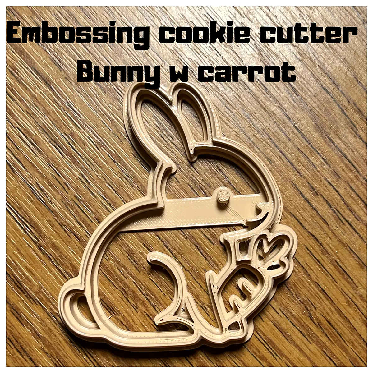 Relief Cookie Rabbit Carrot Shape Cake Cookie Cutter Sugar Craft Baking Tools