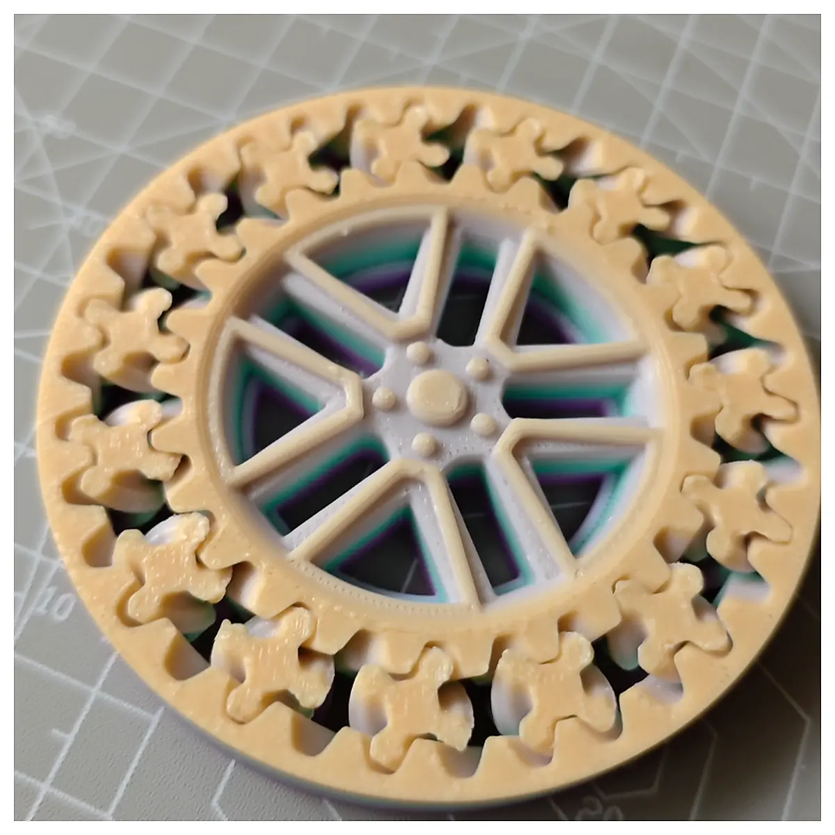 Finger Spin Gears Math Toys Rotation Stress Relief Spinners Smooth Gears Planet Gears Finger Spinners