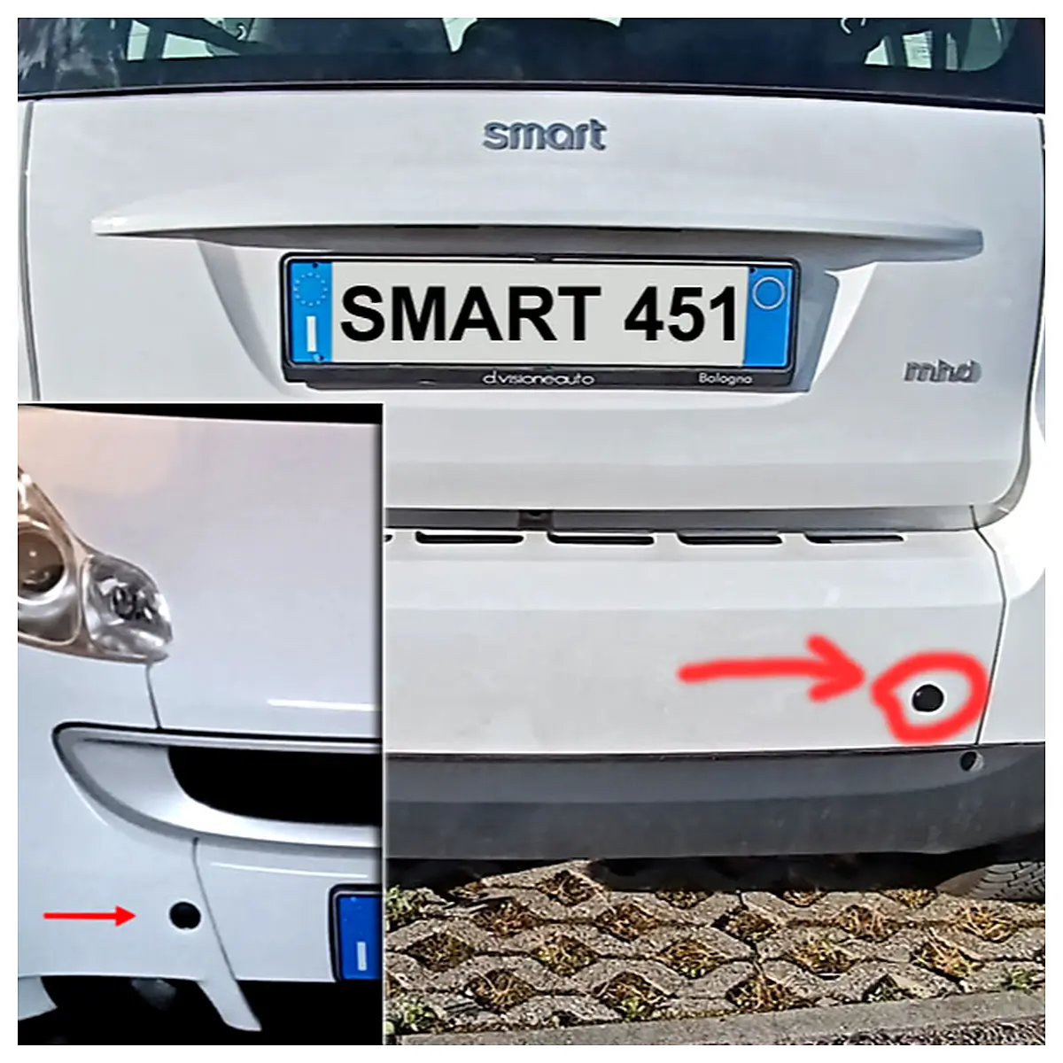 SMART 451 Bumper Covers Front Rear Air Deflectors Protective Accessories Car Styling Parts