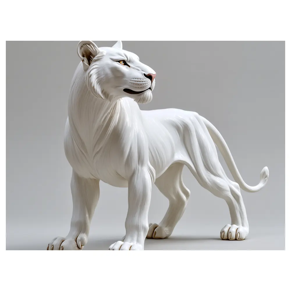 Creative Tiger Figurine Decoration Art Piece Desk Decor IoT Friend Family