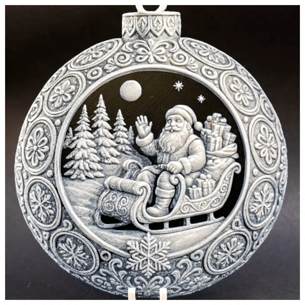 Christmas Ornaments Santa Theme Ball Decorations Festive Holiday Gifts Christmas Decor