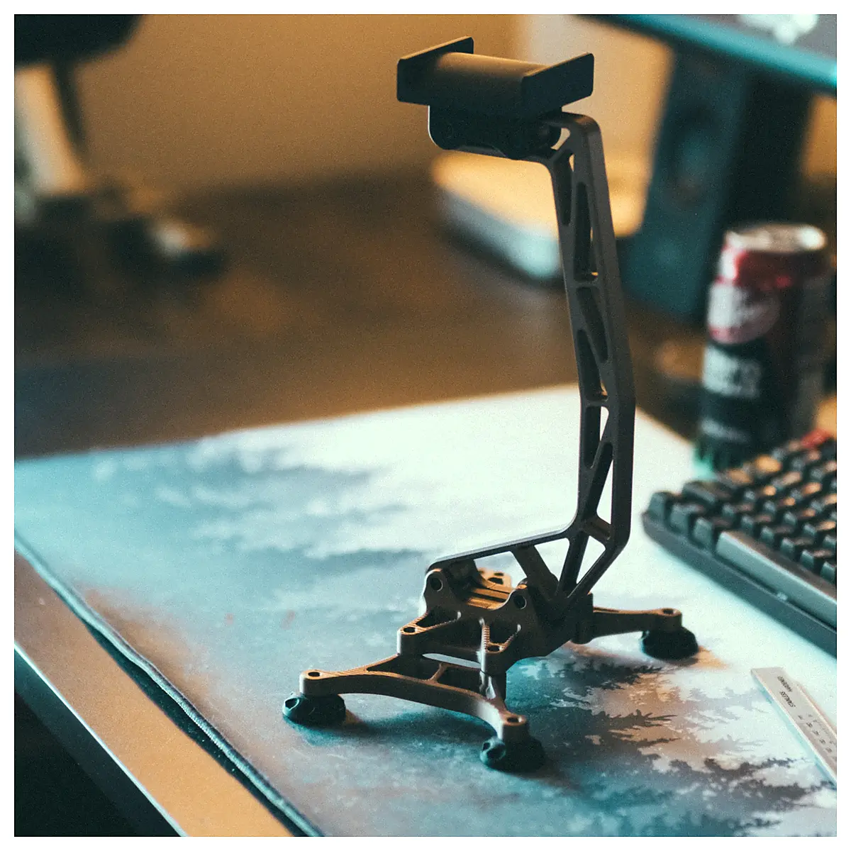 Industrial Headphone Mount Installation Compact Mount Phone Mount Stable Support Industrial Headphones
