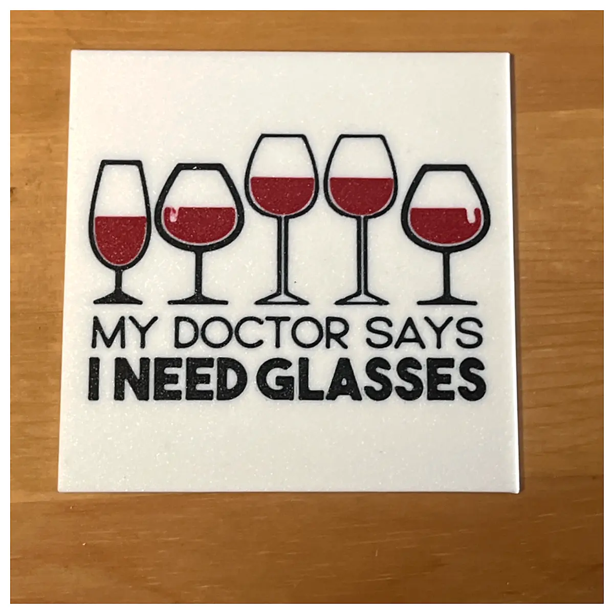 Wine Glass Coasters Set Drink Coasters Table Decor Protective Mats Non Slip Home Decor