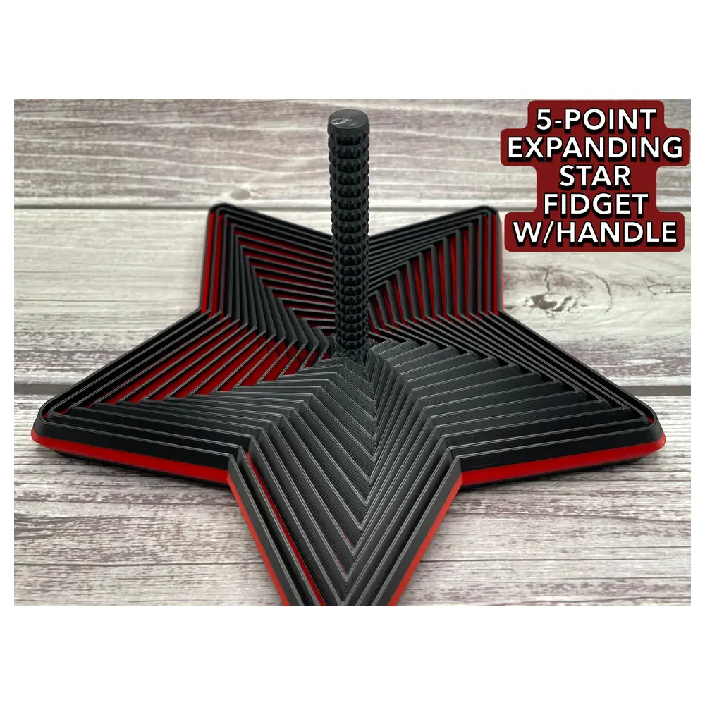 Handle Star Toy Stress Relief Expandable Pentagonal Puzzle Fun Gadget