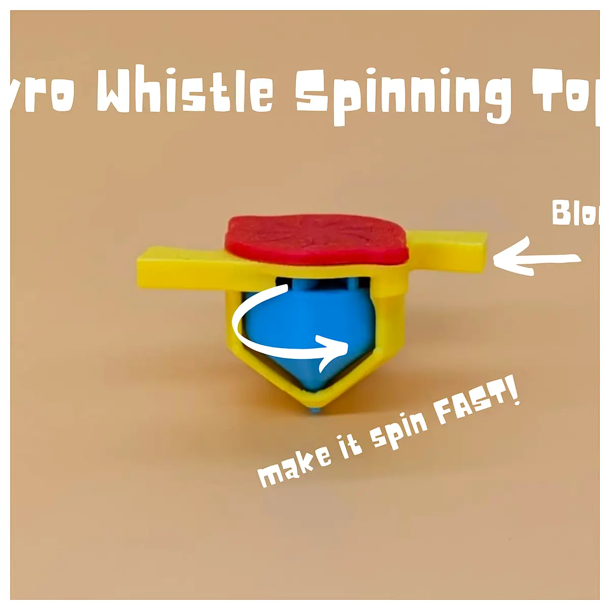 Whistle Spin Toy Kids Educational Toys Desktop Games Fun Toys Rotating Toys Brain Development