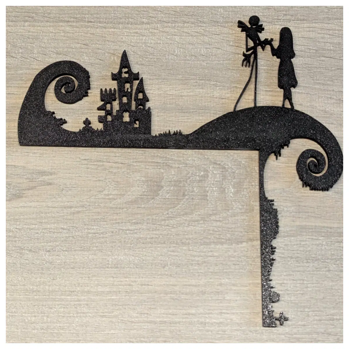 Jack Sally Doorstop Decor Gothic Home Decor Wall Art Halloween Decoration Ornament Decorative Accessory Victorian Style Horror Room Decor