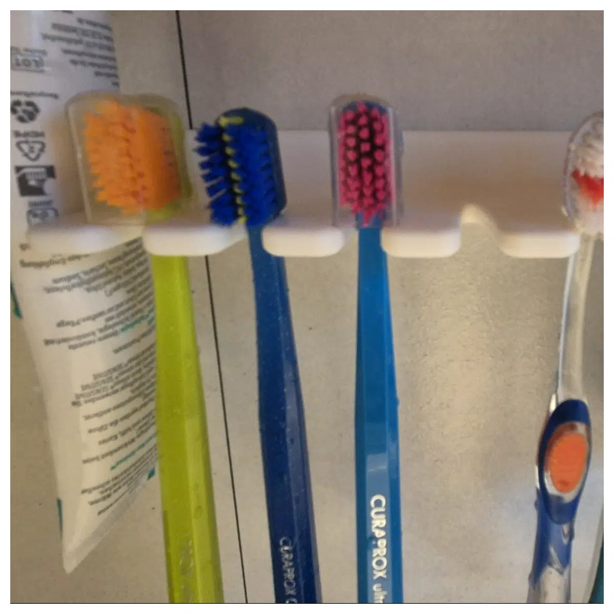 Toothbrush Holder Organizer Stand Brush Storage Bathroom Shelf Multi Purpose Toothbrush Holder Accessories