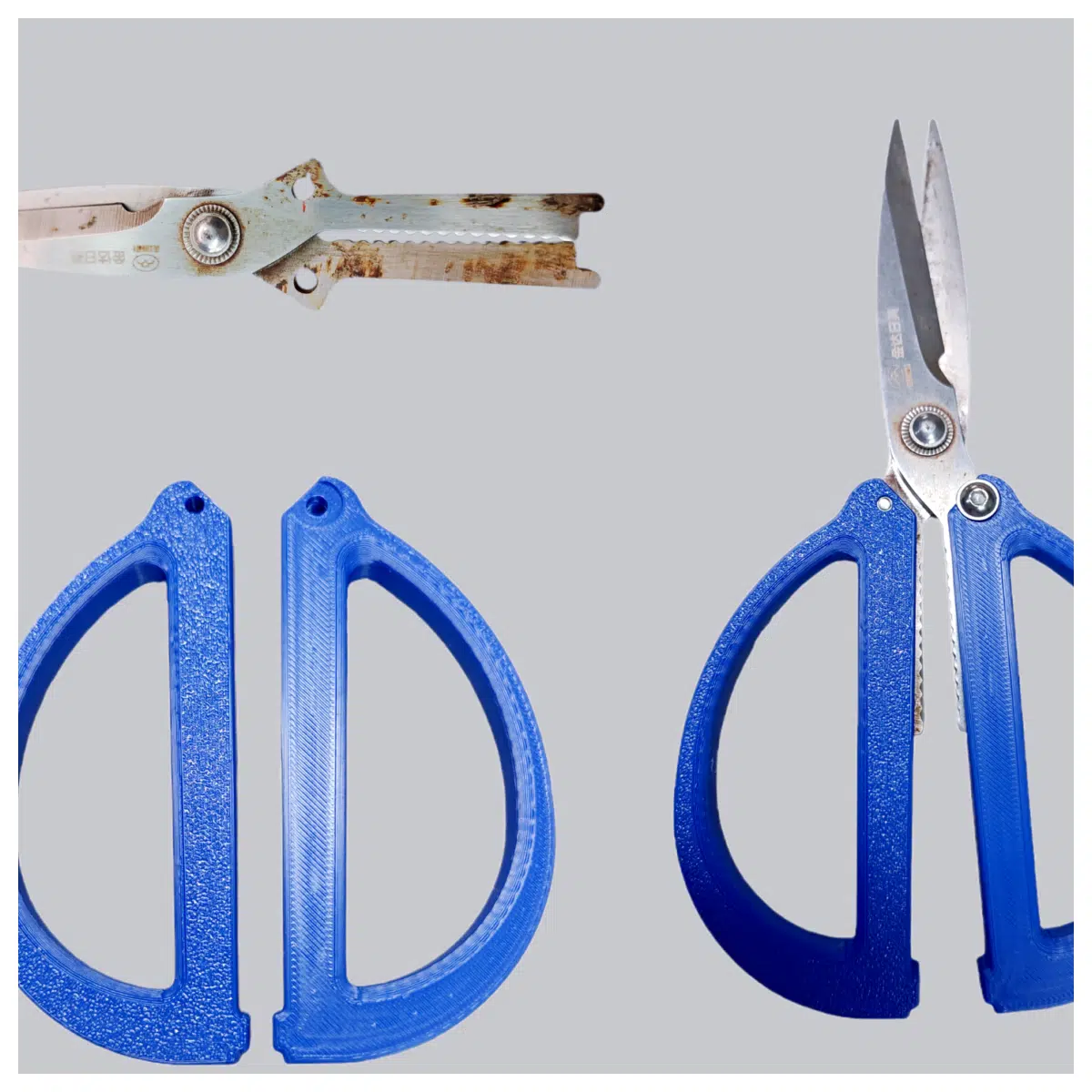 Scissors Handle Replacement Parts Repair Accessories Universal Grip Handle Repair Parts Scissors Handle