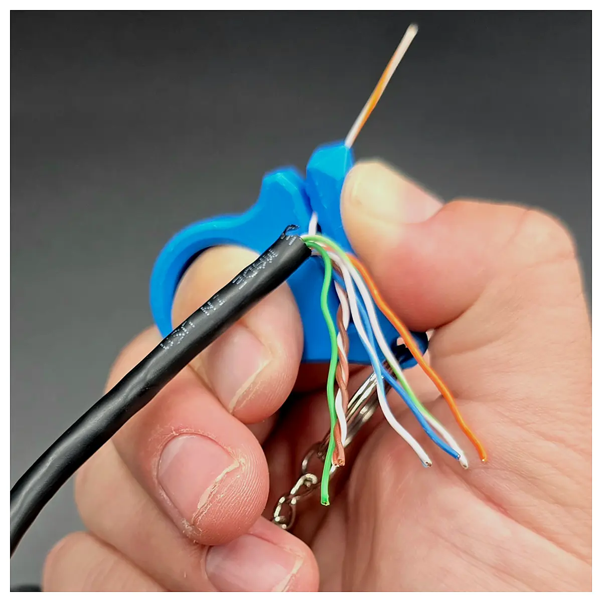 Thumb Guard Keychain Cable Organizer Finger Protector Cable Management Accessories Repair Parts