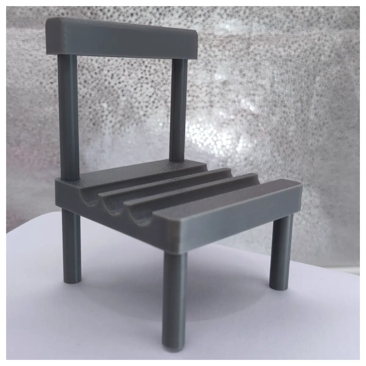 Miniature Furniture Bench Phone Stand Micro Model Decoration Desktop Small Bench Phone Stand Accessories Toy Model Accessories
