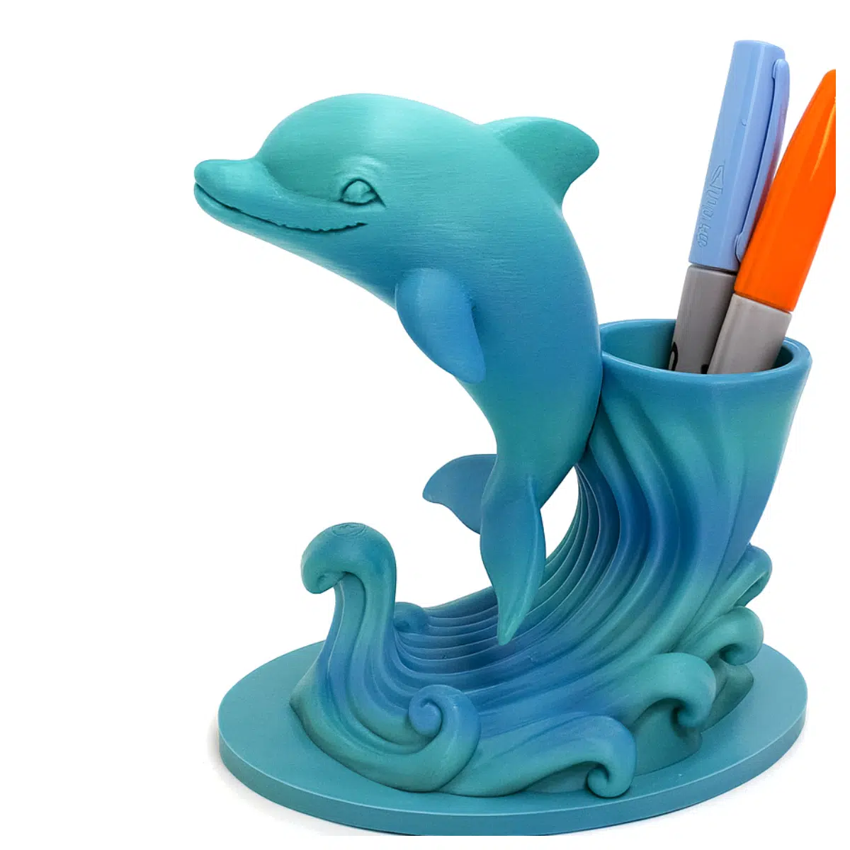 Dolphin Pencil Holder Desk Decor IoT Creative Gift Office Accessories Pen Holder Novelty Items