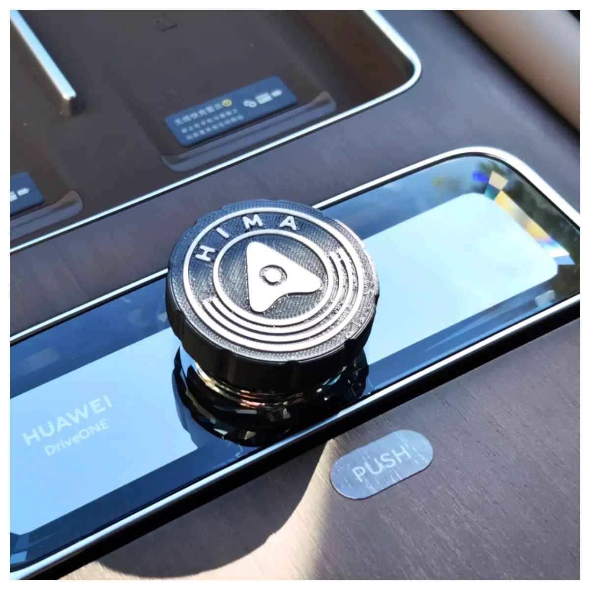 Wey G9 Crystal Knob Cover Carbon Fiber Protection Shield Car Interior Accessories Knob Cover Block